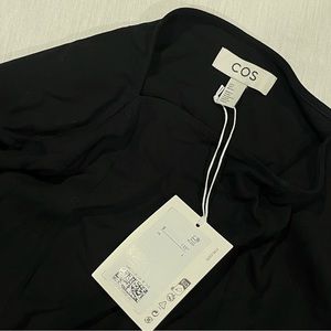 *NWT* COS Black Tunic Style Batwing Mini Dress Size Small